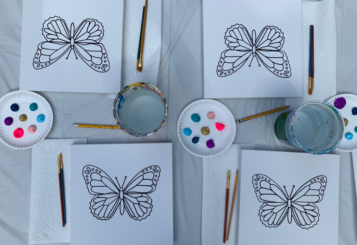 Butterfly Kids Paint Party
